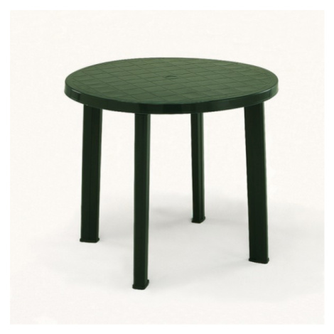 Zelené zahradní stoly