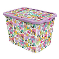 Squishmallows STOR úložný box s víkem - 23 L