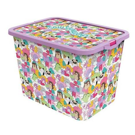 Squishmallows STOR úložný box s víkem - 23 L