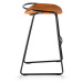 Designové barové židle Monk Barstool Low (výška sedáku 65 cm)