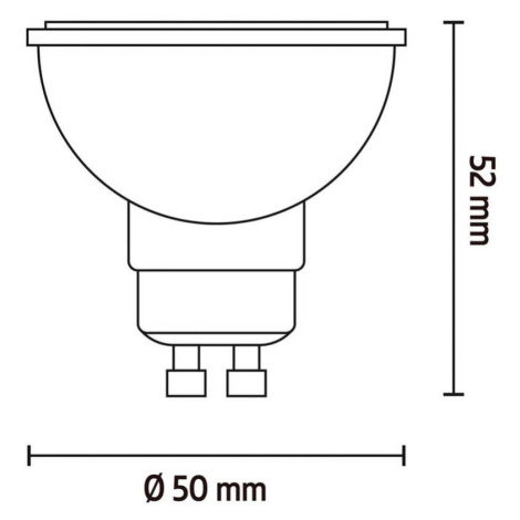 Calex Calex smart LED reflektor GU10 4,9W CCT RGB