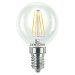 CENTURY LED FILAMENT MINI GLOBE ČIRÁ 6W E14 2700K 806Lm 360d 45x76mm IP20 CEN INH1G-061427