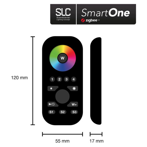 The Light Group SLC SmartOne ZigBee dálkový ovladač 4kanálový RGBW