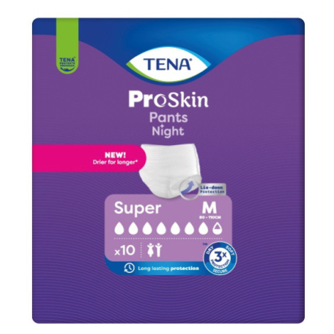 Tena Pants ProSkin Night Super M inkontinenční kalhotky 10 ks