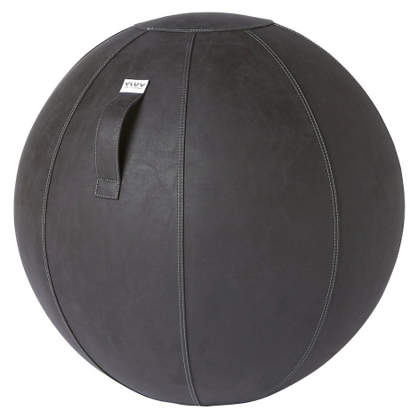 VLUV Sedací míč VEGA, veganská kůže, 700 - 750 mm, černá