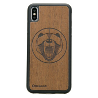 Pouzdro Bewood pro iPhone Xs Max Medvěd Merbau