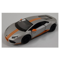 Kinsmart Lamborghini Huracan kov 12cm stříbrné