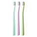 Swissdent Whitening zubní kartáčky VERBIER 3v1 Soft (tyrkysová, růžová, zelená), 3ks