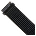 Nylonový řemínek FIXED Nylon Strap pro smartwatch, šířka 22mm, černá