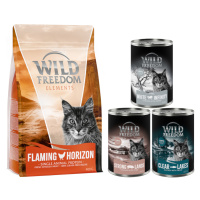 Wild Freedom 12 x 400 g + granule 400 g za skvělou cenu - Mix: White Infintiy, Clear Lakes, Stro