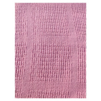 Bavlněná celulární deka 230x260cm Barva: růžová, Rozměr: 230x260