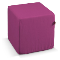 Dekoria Sedák Cube - kostka pevná 40x40x40, amaranthová , 40 x 40 x 40 cm, Etna, 705-23
