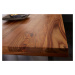 LuxD Designový jídelní stůl Thunder 120 cm sheesham