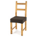4Home Multielastický potah na sedák na židli Comfort hnědá, 40 - 50 cm, sada 2 ks
