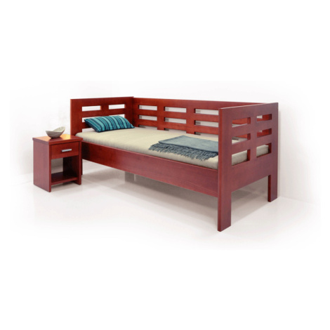 Postel GWdesign Kamila III Rozměr: 100x200 cm, Moření: Jasan-J72