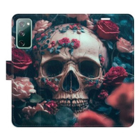 iSaprio flip pouzdro Skull in Roses 02 pro Samsung Galaxy S20 FE