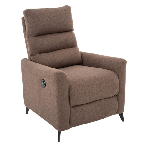 Livetastic RELAXAČNÍ KŘESLO, textil, hnědá