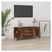 vidaXL TV skříňka kouřový dub 102x44,5x50 cm kompozitní dřevo