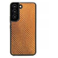 Pouzdro Bewood pro Samsung Galaxy S22 Vlny Merbau