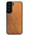 Pouzdro Bewood pro Samsung Galaxy S22 Vlny Merbau