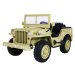 Dětský elektrický vojenský jeep willys 4x4, 4x45W khaki PA0249 JZ