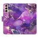 iSaprio flip pouzdro Purple Marble pro Samsung Galaxy S21