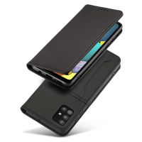 Magnet Card Case elegantní knížkové pouzdro s venkovní kapsou na Samsung Galaxy A53 5G Black