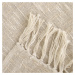 Pléd | NORI | bavlna s béžovým vzorem | 130x170 cm | 876573 Homla