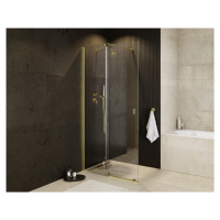 HOPA Walk-in sprchový kout VAYO GOLD BARVA rámu Zlatá, Rozměr A 130 cm, Rozměr C 200 cm, Směr za