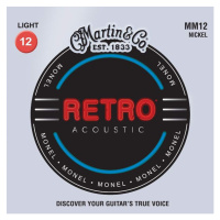 Martin RETRO MM12 - Struny na akustickou kytaru - sada
