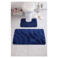 L'essentiel Sada koupelnových koberečků SYMPHONY tmavě modrá