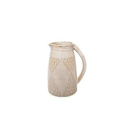 Váza džbán keramika slonová kost 18cm Hogewoning