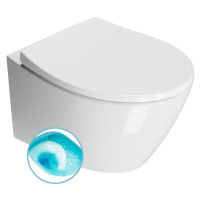 GSI MODO závěsná WC mísa, Swirlflush, 37x52cm, bílá ExtraGlaze