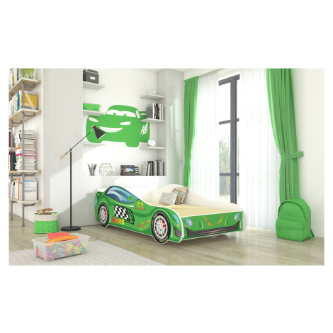 ArtAdrk Dětská auto postel SPEED| 70 x 140 cm