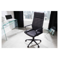 LuxD Designová kancelářská židle Roma černá