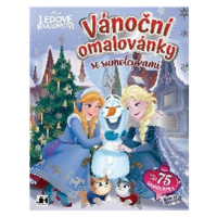 Ledové království - Vánoční omalovánky se samolepkami