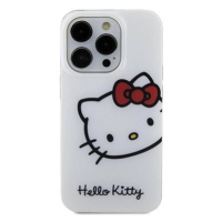 Hello Kitty IML Head Logo Zadní Kryt pro iPhone 15 Pro White