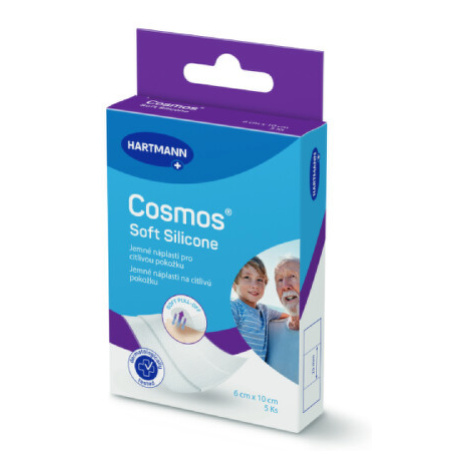 Cosmos Soft Silicone ultra jemná náplast 6 x 10 cm 5 ks Hartmann
