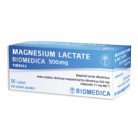 Magnesium lactate Biom.500mg por.tbl.nob.50x500mg