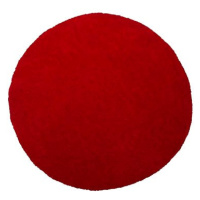 Koberec červený kruhový ? 140 cm DEMRE, 122361