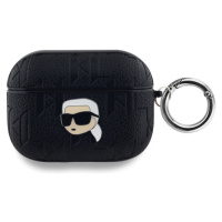 Karl Lagerfeld PU Embossed Karl Head pouzdro AirPods Pro černé