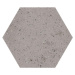 Paradyz Dlažba Industrialdust Light Grys Hexagon 19.8x17.1 cm