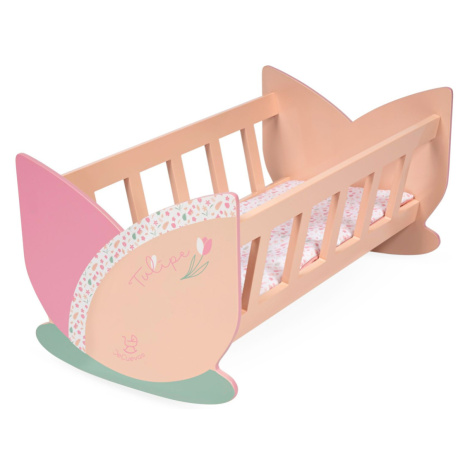 DeCuevas 55174 Dřevěná kolébka pro panenky Tulipe 2025