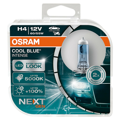 OSRAM H4 cool blue INTENSE Next Gen 64193CBN-HCB 60/55W 12V duobox