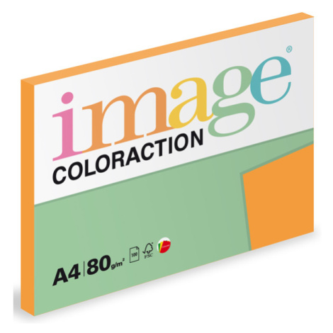 Coloraction A4 80 g 100 ks - Venezia/sytá oranžová