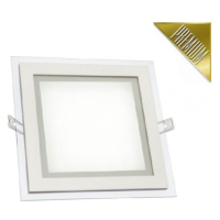 LED panel FIALE vestavný 18W 1100lm 200x200mm 230V CCD TEPLÁ