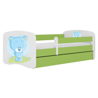 Kocot kids Dětská postel Babydreams medvídek zelená, varianta