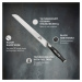 Zelite Infinity by Klarstein Comfort Pro, 10" nůž na chléb, 56 HRC, zoubkovaný okraj