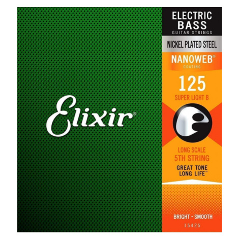 Elixir Bass Nanoweb 15425 Super Light B 125