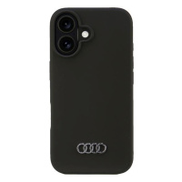 Pouzdro Pro Iphone 16 6.1 Audi Silicone Černé Case Zadní Kryt Pouzdro Obal